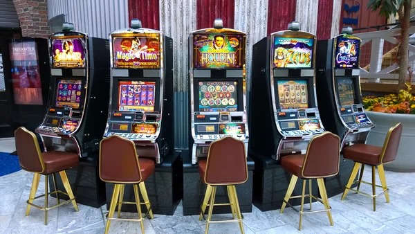 Live blackjack table with dealer and cards
